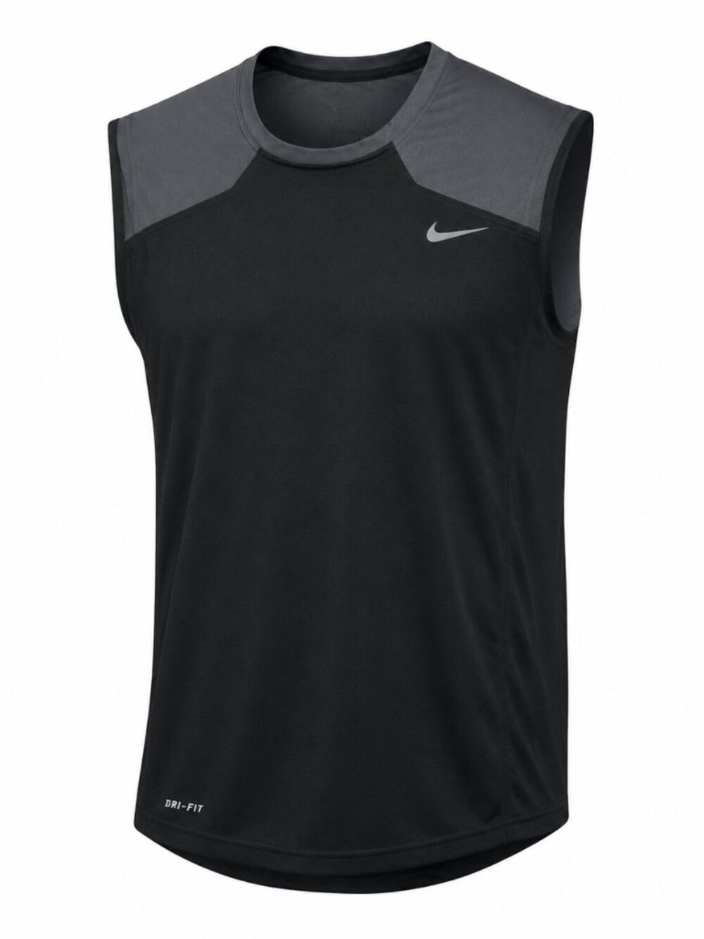 Nike Dri-FIT Men’s XXL Sleeveless Athletic Tank Top Black Gray